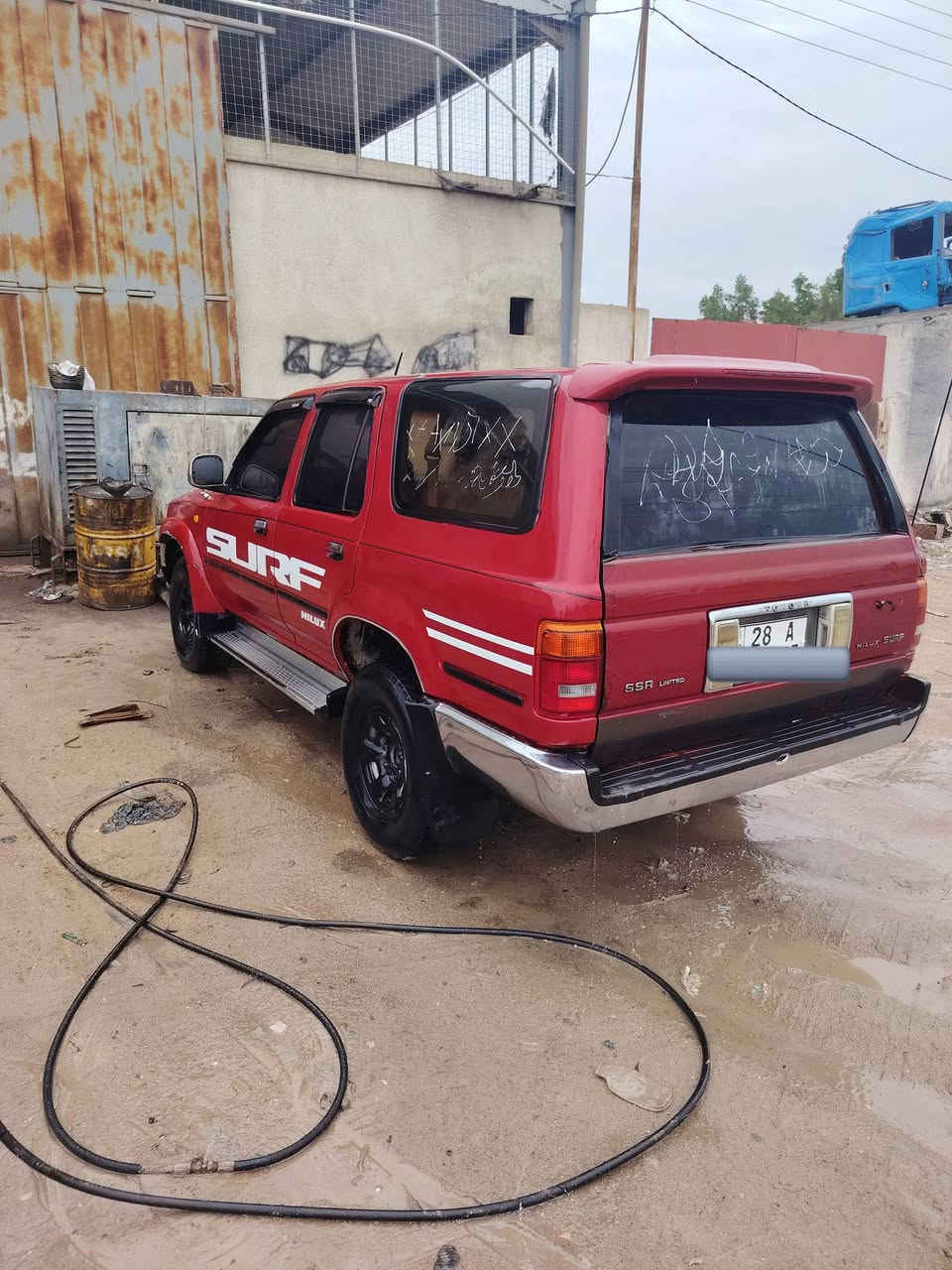 السلام عليكم
للبيع سيارة هايلوكس سورف
موديل 95
رقم نجف الإنكليزي جديد
سوية لغاية 2029
محرك وكير 2 ونص مال بطه جدد
الون احمر دم الغزال
سيارة نظيفة وكشرتها حلوه غرفتها حلوه
باتري جديد
حداديه 70٪
السعر 45 وبيهاا مجال سياره حلوه بالعافيه على الياخذهاا
رقم ***********
