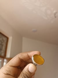 محبس شرف الشمس • فضة ٩٢٥ • مقاس ١٩/١٨/٢٠