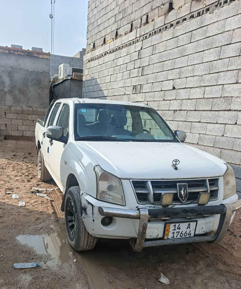 بيكب دبل قماره
نوع جنبي مديل 2012
سياره بلاديه ومامتعوبعه 
مكينه ثري واي مكفوله
كير عادي مكفول 
سياره جاهزه 
تخم تاير حداديه
كهربائيات كامله
تبريد تدفئه كله شغال
رقم بصره مشروع انكليزي
سنويه جديده وهزه جديده
راعيه جاري وبشرط التحويل 
توني مسوي ادامه كامله من كلشي
سعره 55وبيه مجال بسيط
***********
مكاني البصرة ابي الخصيب ابو الخصيب, البصرة
