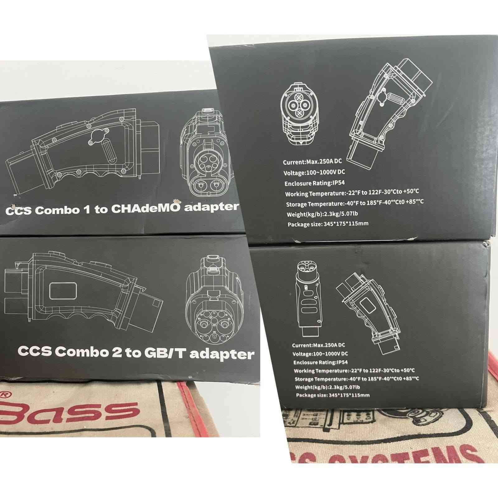 وفرنالكم  ادبترات الشحن السريع ٢٥٠ امبير 
CCS Combo 1 to CHAdeMO adapter
CCS Combo 2 to GB/T adapter
للسيارات الامريكي و الصيني 
للاستفسار مراسلة الصفحة او الاتصال على 
***********
