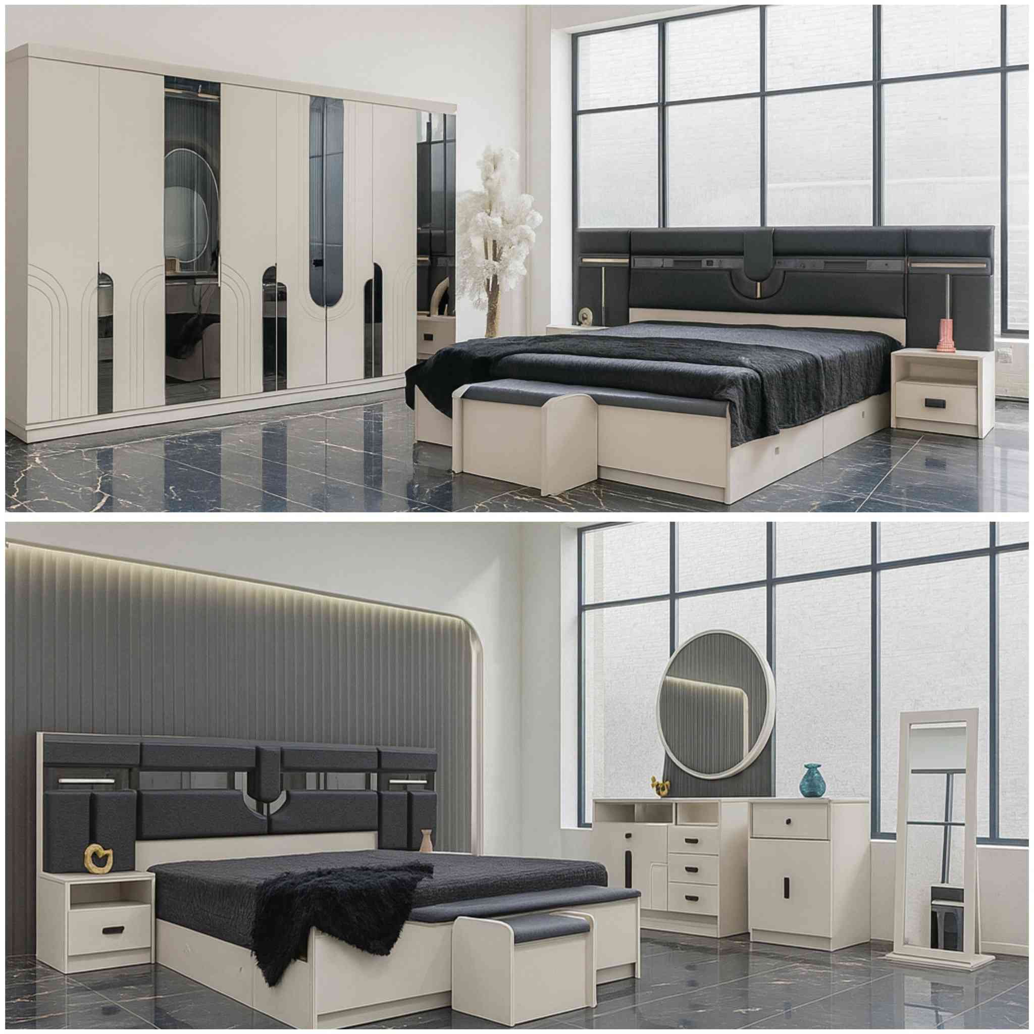 غرف نوم تركي 10 قطع كنتور 8ابواب طول الكنتور 3 متر الارتفاع مترين و 10 سم ضهر بلوك 8ملم برغي وجوي حديد 
الجربايه وي الكومديات 3 متر 
السرير مخزن جكات 
السعر مليون و ٤٠٠ الف فقط 
للحجز والاستفسار راسلونا وات ساب 
***********
البصره 
نقل وشد داخل مركز البصره مجاني توجد خدمه توصيل للاقضيه والنواحي والمحافظات الجنوبيه بأسعار مناسبة ملاحظه ما تدفع اي مبلغ قبل لا تنشد وتكمل ابيتك عليكم بس تنزيل الكراتين من السياره لداخل البيت
