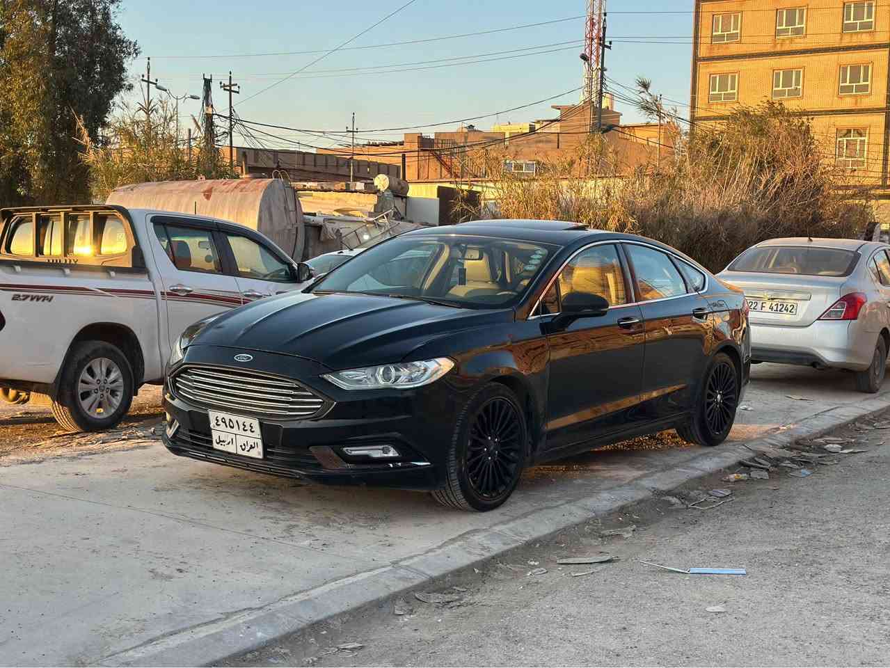 فورد فيوجن 
موديل ٢٠١٧
مواسفات se
كوشن جلد كوشن كاره باي كوشن هيته ر 
سلايت 
به سمه 
كيرماوس سوكان شفت
ويل ١٨تيتانيوم 
ته بريد مه ركه زي 
كيرو مه كينه به شه رت 
دوو بارجه بو ياغ بي ماو كرتن بي ئيرباك 
ناونيشان هه ولير 
ره قم ته لفون *********** أربيل, العراق
