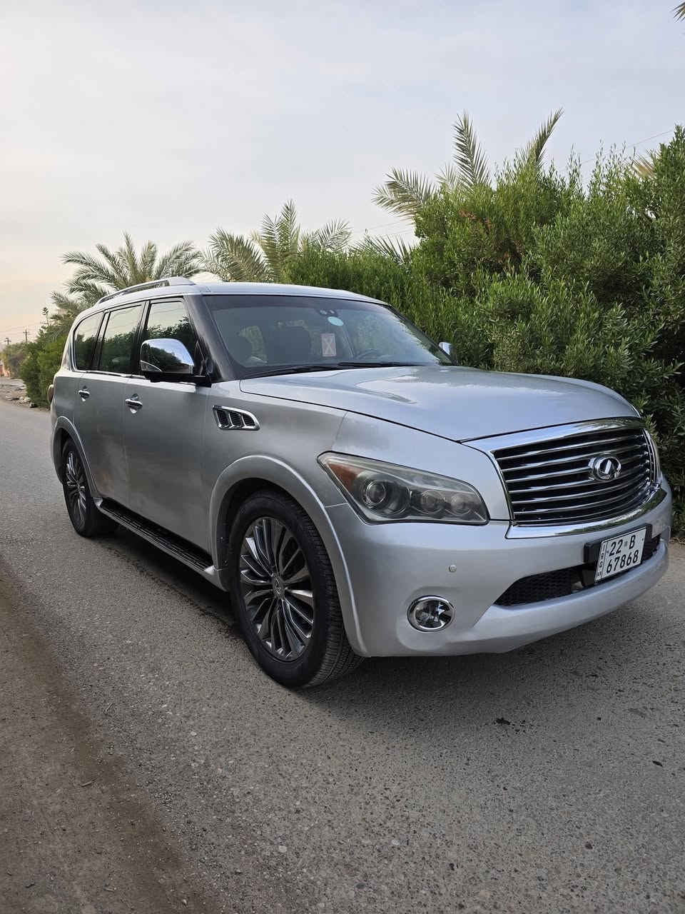 لسلام عليكم 
انفنتي 2012 فول لل اخير 
رقم اربيل تحويل ثاني يوم او وكاله 
سياره حلوه وجديده محرك 8 سلندر 5700
بيها رشات صبغ ابيع حزام تخم تاير جواها 
ويل جديد لايت زنون عالي ناصي ومواصفات 
ال انفنتي معروفه ميحتاج اذكرها 
مكان السياره صلاح الدين قضاء بلد 
سعرها 178$ وبيها وترهم مراوس
***********
