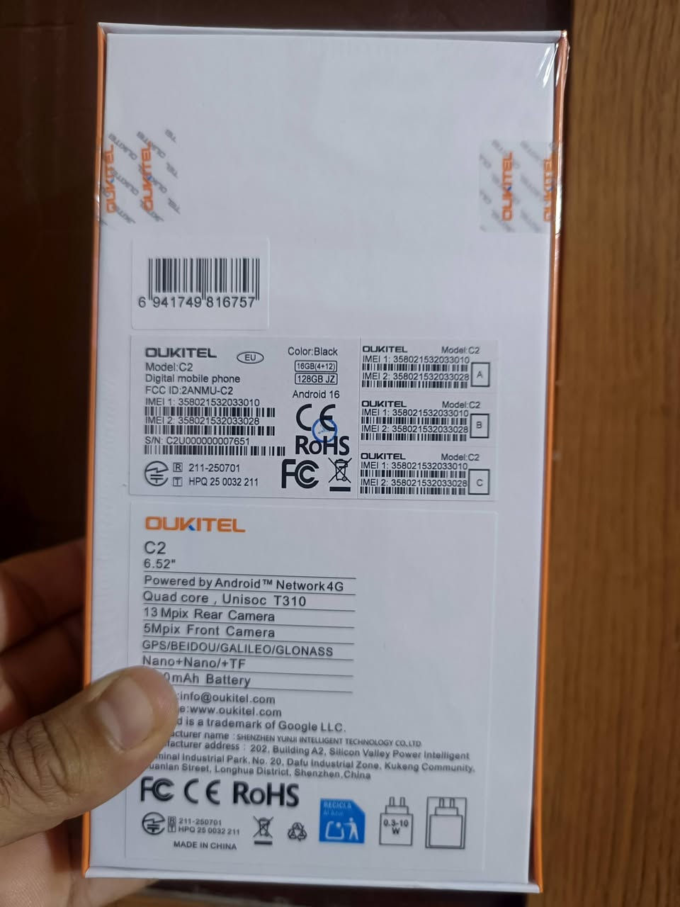 اوكتيل c2 جديد لوك
غير مستخدم اصلي شرط

ذاكرة 128 عشوائية 16

 السعر 140 توصيل لكل العراق موجود


**إذا كنت صاحب هذا الإعلان وتريد حذفه لأي سبب، رجاءا أرسل رسالة إلى الدعم الفني**