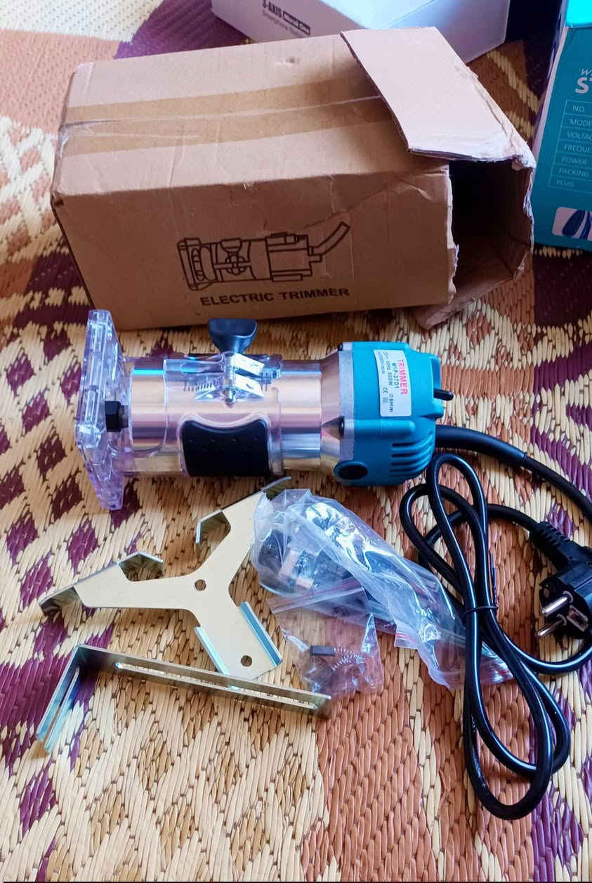 فريزة خشب كهربائية (Wood Trimmer) موديل M1P-3701 بقدرة 800 واط 220 فولت وتستخدم في أعمال النجارة والنقشات الدقيقة


**إذا كنت صاحب هذا الإعلان وتريد حذفه لأي سبب، رجاءا أرسل رسالة إلى الدعم الفني**