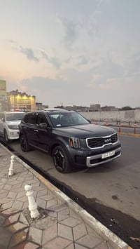 كيا تيلورايد 2024 السياره كلش كلش نظيفه حادثها فقط جنطه وسونار بيها ال...