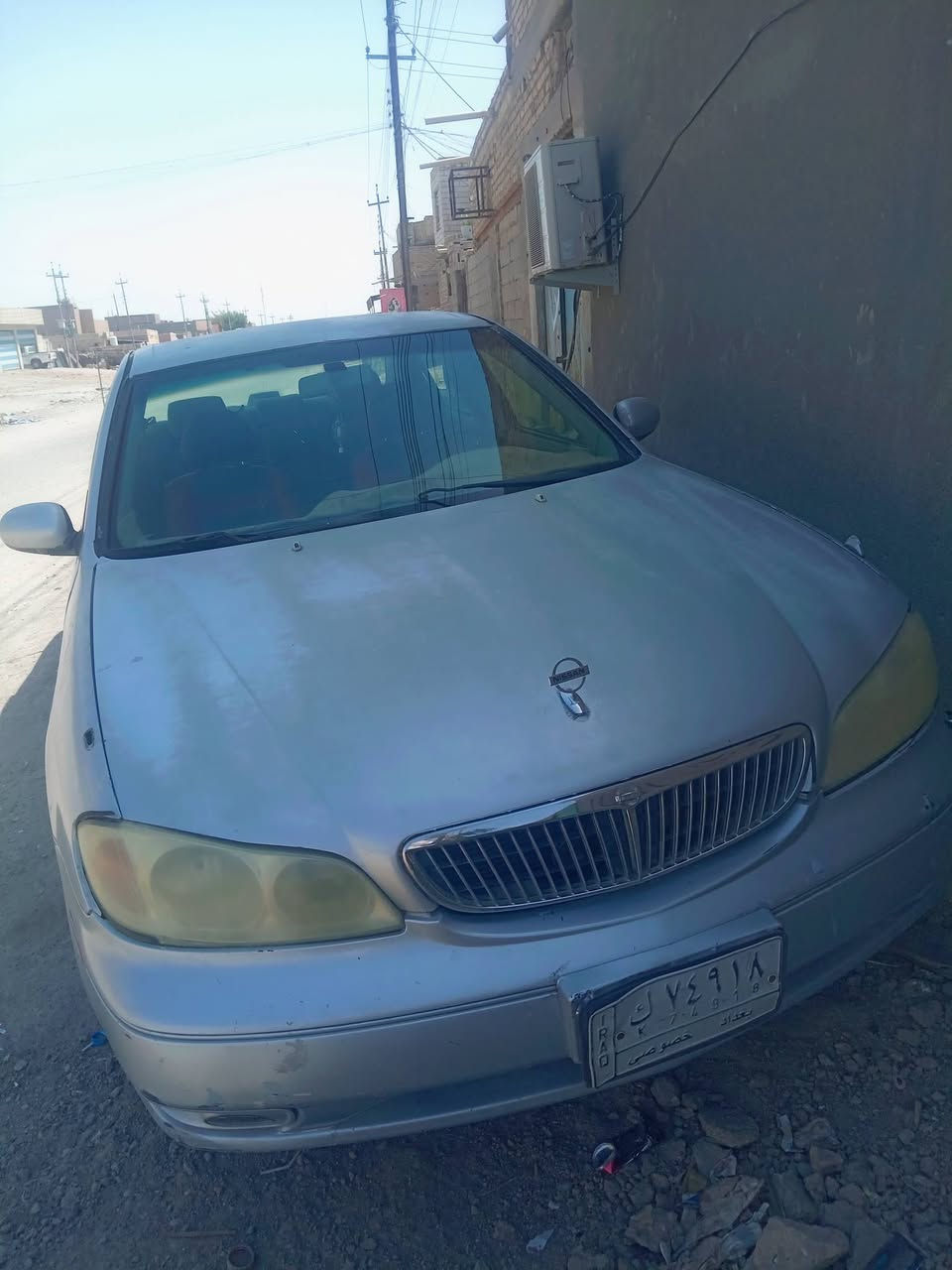 السلام علیکم نيسان اكزمه البيع او مراوس سعر 40 وبيه مجال *********** تصال موديل 2000  تبريد شغال مكفول من ضربه وعيب شرعي رقم بغداد
