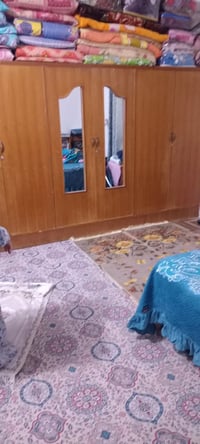 للبيع غرفة نوم كنتور  ٦ ابواب صاج والسرير مكتبة  مستعمله قليل بحاله جي...