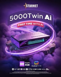 ستار توين 5000 • ستار توين • رسيفر • تيفي بوكس • جهاز استقبال • مشاهدة...