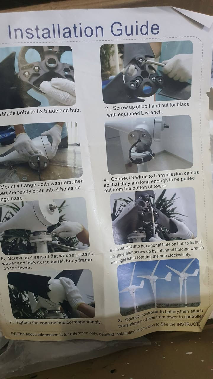 توربو هوائي مولد كهرباء ***********
