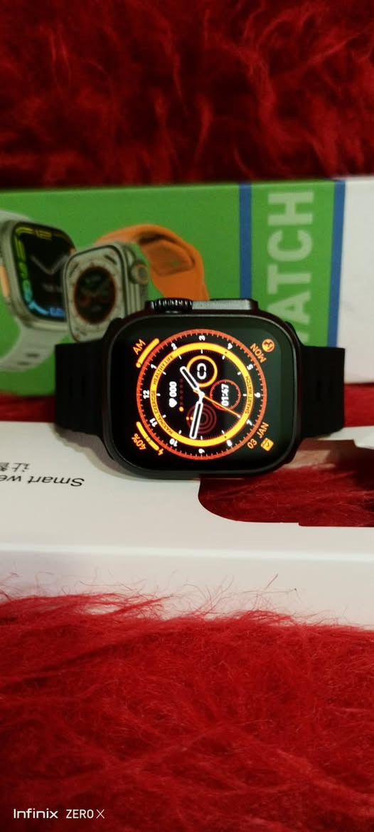 ساعه ذكيه شبه الابل
اتصال لغه عربيه رسائل بالوتوث 
مميزات خاصةNotifications

نظام تحديد المواقعBuilt-in GPS
الموديل: DT8 Ultra
 معدل ضربات القلب
/مراقبة النوم
تتبع حركة نظام تحديد المواقع
 الألعاب/ تذكير الدورة الشهرية
 الموسيقى/إشعارات التطبيق
ايفون واندرويد
شحن لاسلكي
 حتى 200 اسم دفتر هاتف
أكثر من 500 وجه ساعة من خلال التطبيق ويمكنك تخصيص واجهة صورتك الخاصة


**إذا كنت صاحب هذا الإعلان وتريد حذفه لأي سبب، رجاءا أرسل رسالة إلى الدعم الفني**