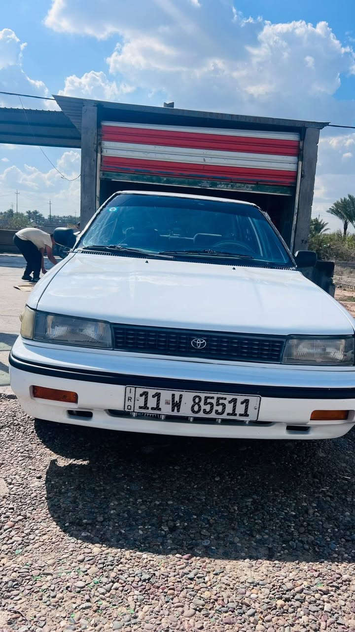 السلام عليكم كورلا يسره بلادي ياباني موديل ٩٢ رقم بغداد بسمي سياره مكفوله من الدعم والكلب والخياس 
كير عادي سنويه لل ٣١
السعر ٤٥
***********
***********
