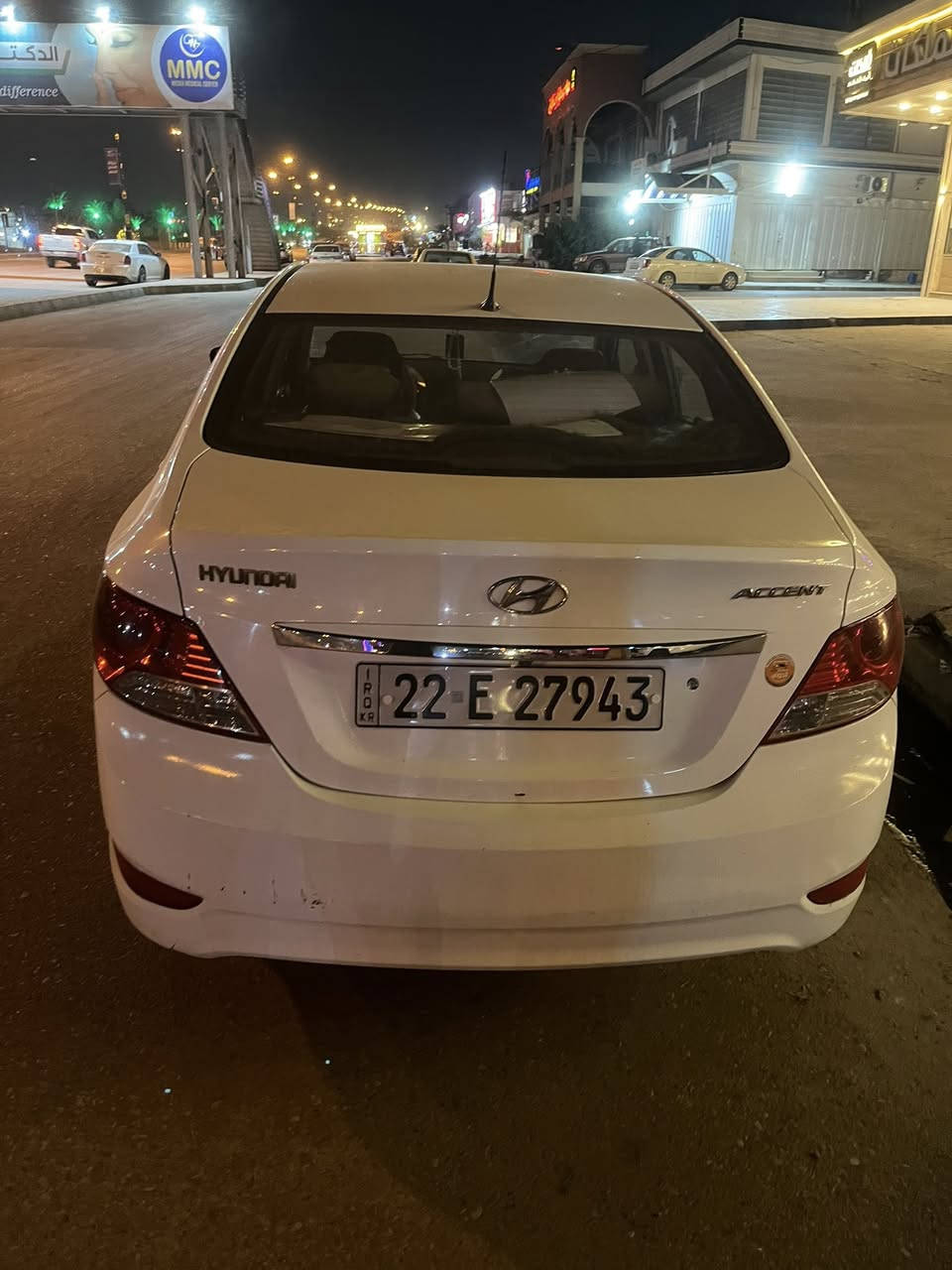 ((للبيع)) اكسنت 2012 فول بدون صبغ هزه  جديده سنويا ما ساقطه رقم اربيل سنويا بسمي للأستفسار ***********     رايدها 113$
