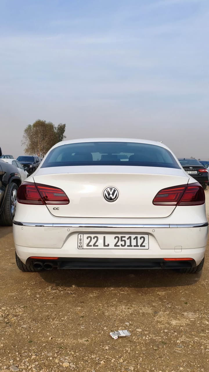 Passat cc 2013
لون ابيض خليجي
كيلن مابيها ضرر عدا pdr بحافة الجاملغ
محرك 1.8 توربو 
كير dsg سبع نمر
ماشية 100.800
هزة لي شهر الثاني تنتهي
السنويه الى 2027
سايد بريك كهربائي و auto hold
بيها park assist  و 12 حساس 6 امامي
6 خلفي
العنوان الموصل
السعر 130 ورقة ومجال
***********
*********** الحمدانية, نينوى
