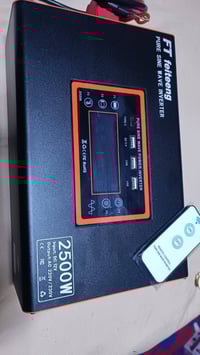 عاكسة انفيرتر 2500W  على 220 فولت (العراق ): 2500 ÷ 220 ≈ 11.4 أمبير ع...