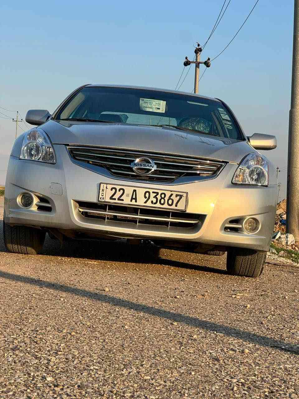 نیسان ئاڵتیما مۆدیل ٢٠١٢ 
چوار پارچەی سبوغە بەبێ داخلی و بەبێ ئەرباگ هەموو شتی بەشەرتە 
گیر مەکینە تەبرید سەیارەکە لە هیجی نەقس نیە  نرخی ٩٥ مەجال رەقەم مۆبایل؛*********** أربيل, العراق
