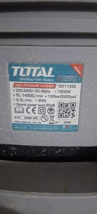 توتال • ١٨٠٠ واط • نظيفة جدا