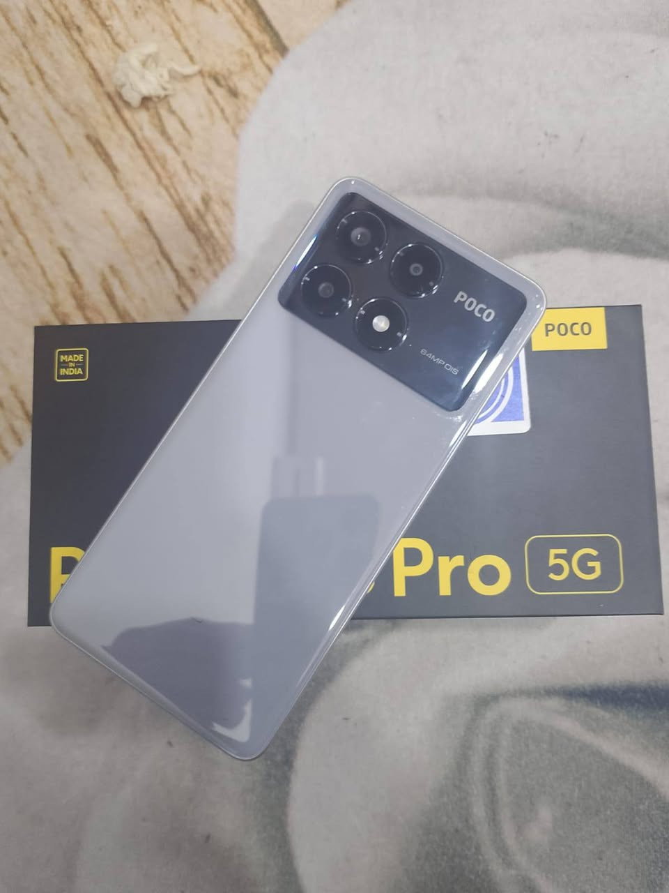 السلام عليكم موبايل  للبيع 
POCO X6 PRO 5G
ذاكرة 512 رام 12GB
مكفول كامل ملحقاته نظافة 95% سعره خاص مستعجل ع البيع


**إذا كنت صاحب هذا الإعلان وتريد حذفه لأي سبب، رجاءا أرسل رسالة إلى الدعم الفني**