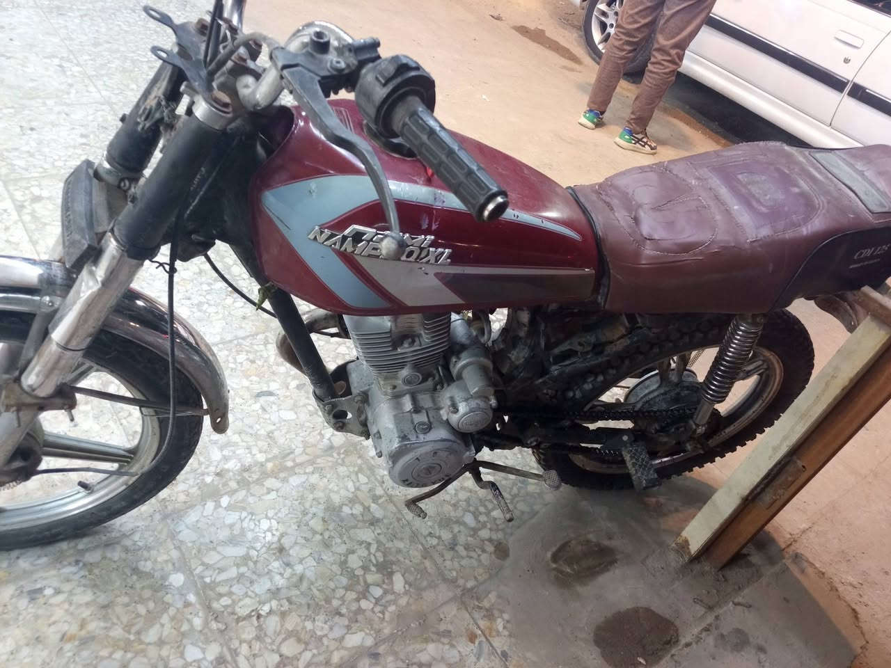 سلام عليكم دراجه اللبيع شغاله كامله تايرات وياله جديد مكاني بغدادالشعب  السعر 160 ***********
