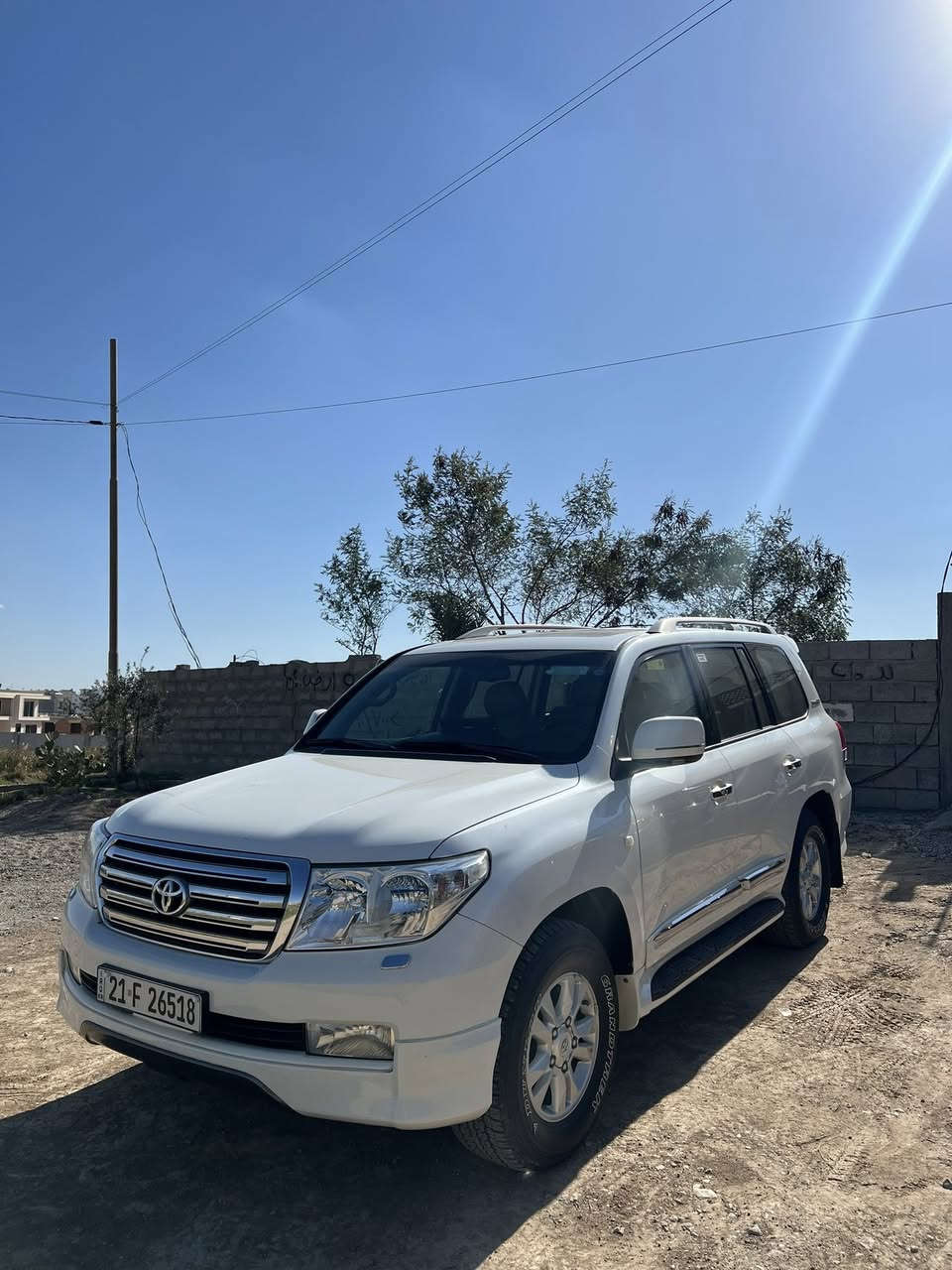 للبيع لانكروزر ٢٠١١ بدون صبغ بدون تعديل  رقم و سنوي جديد بسمنة. تخم تاير جديد  سعودي ديفيدي لسكف 
مكان سيارة كركوك 
سيارة مامحدثة باقي ع بلادي
ماشي ١٧٠ الف حقيقي
سعرهة ٣١٠ و بي مجال الطيبين 
***********
