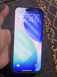 ايفون 17بروماكس شريحه الكترونيه ذاكره256 بطاريه 100مشحون90مره جهاز نضي...