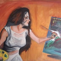 لوحة زيتية • ٩٠×٧٠ • ديكور