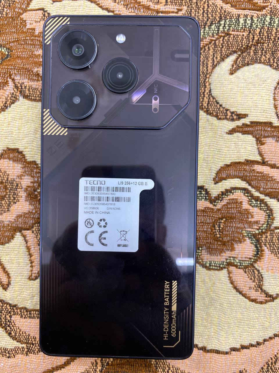 تكنو بوڤا6برو 5G ذاكره 256 عشوائيه 12+12 بطاريه 6000 الجهاز مكفول من كلشي بدون ملحقات رايده ب200وبي مجال مكاني بغداد مدينة الصدر شراي يتصل ***********
