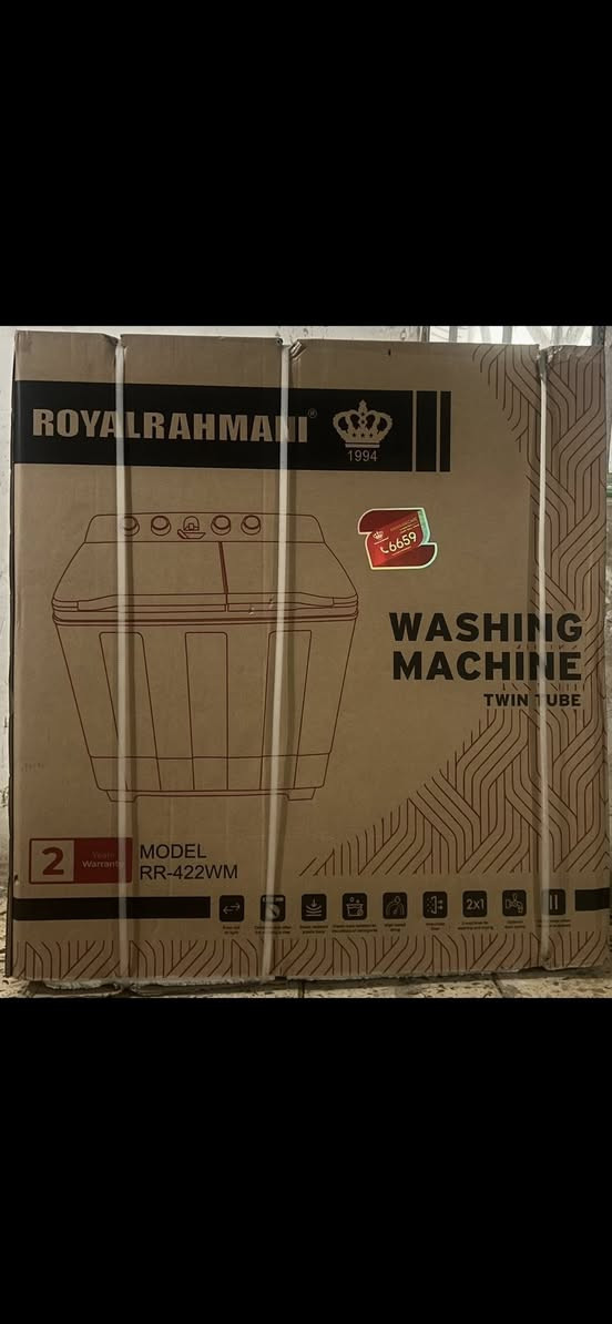 سلام عليكم ورحمة الله وبركاته
غسالة ROYAL RAHMANI رويال رحماني 

جديدة بلباكيت غير مستعملة 

غسالة توين تيوب (حوضين)

جديدة 100% وما مفتوحه

سعة الغسل 12 كيلو

سعة العصر 7 كيلو

قوة الغسل 500 واط

قوة العصر 200 واط

موفرة كهرباء

فولتية 220–240V

مقاومة للماء IPX4

ضمان سنتين

السعر  200قفللل 

مكاني بغداد الغزالية


**إذا كنت صاحب هذا الإعلان وتريد حذفه لأي سبب، رجاءا أرسل رسالة إلى الدعم الفني**