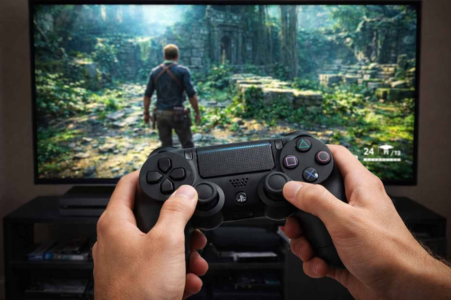 يد تحكم لاسلكية DualShock 4 لأجهزة PlayStation 4

• وحدة التحكم اللاسلكية من Sony المصممة لتقديم تجربة لعب متكاملة واستجابة عالية على أجهزة PS4.

• لوحة لمس (Touch Pad) تدعم اللمس المتعدد وتفتح آفاقاً جديدة لطرق اللعب والتفاعل.

• مكبر صوت مدمج ومنفذ سماعة ستيريو لإضافة خيارات صوتية غامرة أثناء اللعب.

• أزرار شعار SHARE تتيح لك مشاركة أجمل لحظات اللعب وبثها بضغطة زر واحدة.

• تصميم مريح ومطور لعصي التحكم التناظرية وأزرار الكتف لتحكم أكثر دقة.

• شريط إضاءة (Light Bar) مدمج يتفاعل مع الكاميرا والألعاب لتتبع دقيق لموقع اللاعب.

المواصفات:
• طاقة الإدخال: 5 فولت ⎓ 800 مللي أمبير.
• نوع البطارية: بطارية ليثيوم أيون قابلة لإعادة الشحن مدمجة.
• الجهد الكهربائي: 3.65 فولت ⎓.
• سعة البطارية: 1 أمبير (1000 مللي أمبير).
• الوزن: 210 غرام تقريباً.
• درجة حرارة التشغيل: 5 درجة مئوية - 35 درجة مئوية.
• الأجهزة المتوافقة: PlayStation 4 و PlayStation TV.

محتويات العلبة:
• يد تحكم DUALSHOCK 4 لاسلكية.
•كيبل شحن.
• دليل التعليمات (Instruction Manual). الرمادي, الأنبار


**إذا كنت صاحب هذا الإعلان وتريد حذفه لأي سبب، رجاءا أرسل رسالة إلى الدعم الفني**