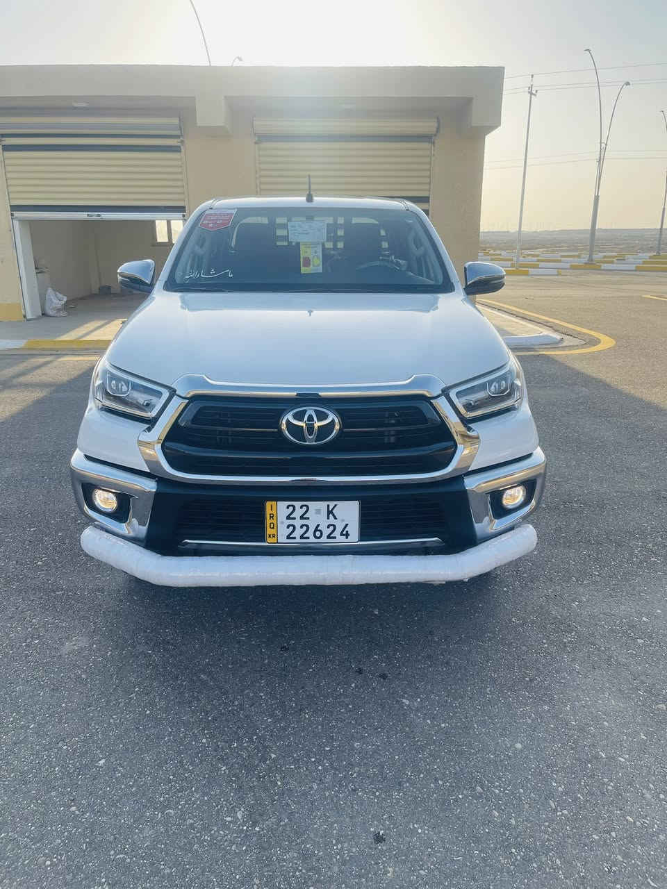 السلام عليكم 
للبيع 
تيوتا هايلوكس 
2025 جيهان 
فور ويل
ماشيه 8 الف بوضع الزيرو
مكفوله من الجكه 
ضايفين عليهه ويل كب بلادي 
رقم أربيل تحويل او وكاله
سعرها 323 وبيهه مجال 
الاستفسار ***********

معرض سالم التجاري/الانبار/حديثه/الحقلانيه
قرب محطة تعبئة وقود الحقلانية
