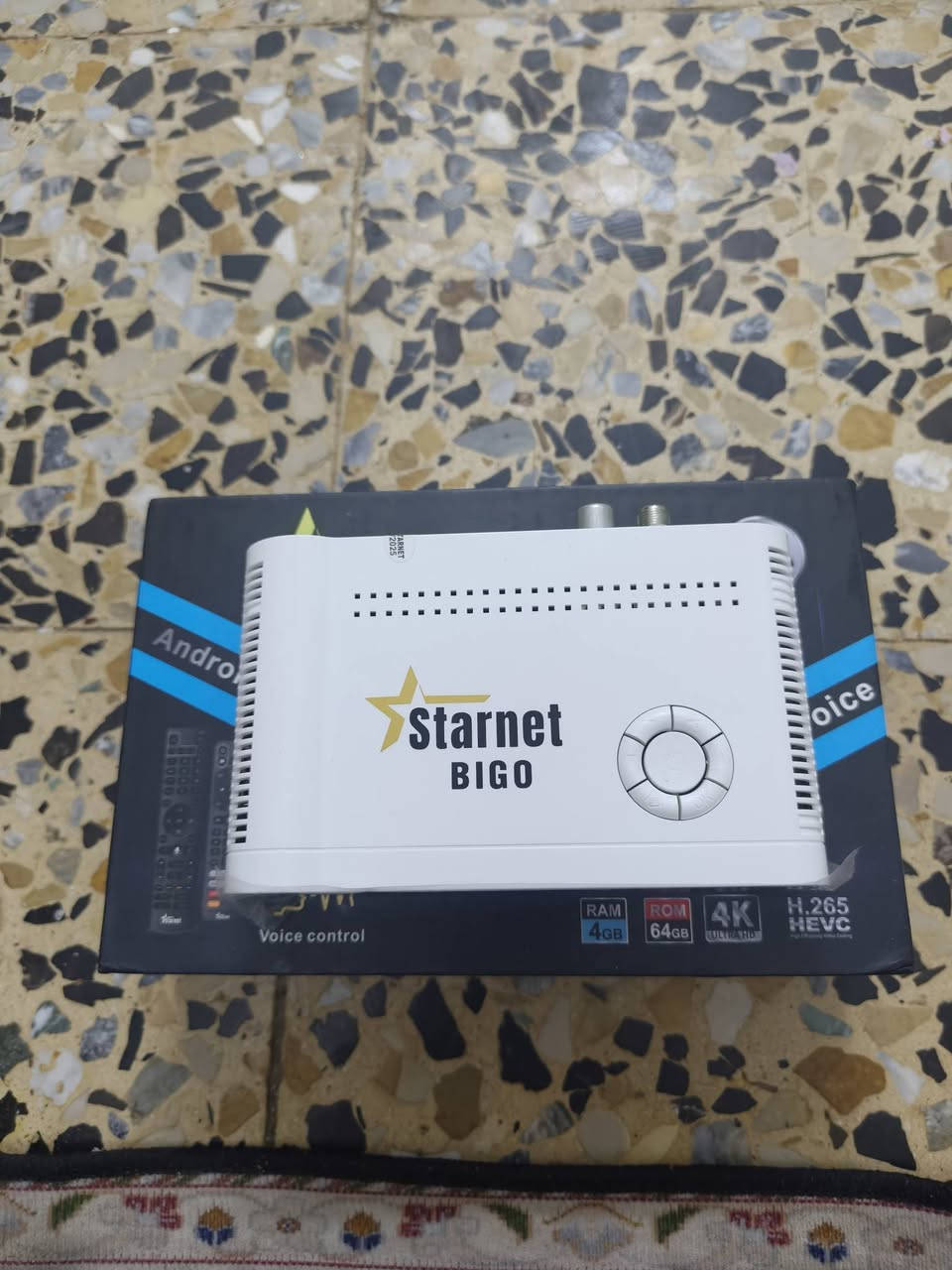 ستلايت ستار نت بيجو العملاق ثلاث احدث انظمة ستلايت وبث ارضي ونظام اندرويد رام 4 ذاكرة 64 يقبل vip على حالياً سيرفر فوريفر وليس vip فاتح جميع الاقمار بدقة 4k حقيقي ريمونت بلوتوت ناطق عدد 2 الاصليات غير مستعملات الجهاز استعمال شهر سبب البيع تم شراء ستلايت ستار نت توين 4000 بلس للتواصل *********** انسى تشويش الابراج مع تيفي بوكس تايكر نظام اندرويد 12 بدقة 4k حقيقي يحتوي على اشتراكات تصل الى10 سنوات للمعلومات اكثر ادخل اليوتيوب السعر 210  الف مع التوصيل
ملاحظة : الريمونت ناطق بلوتوث
