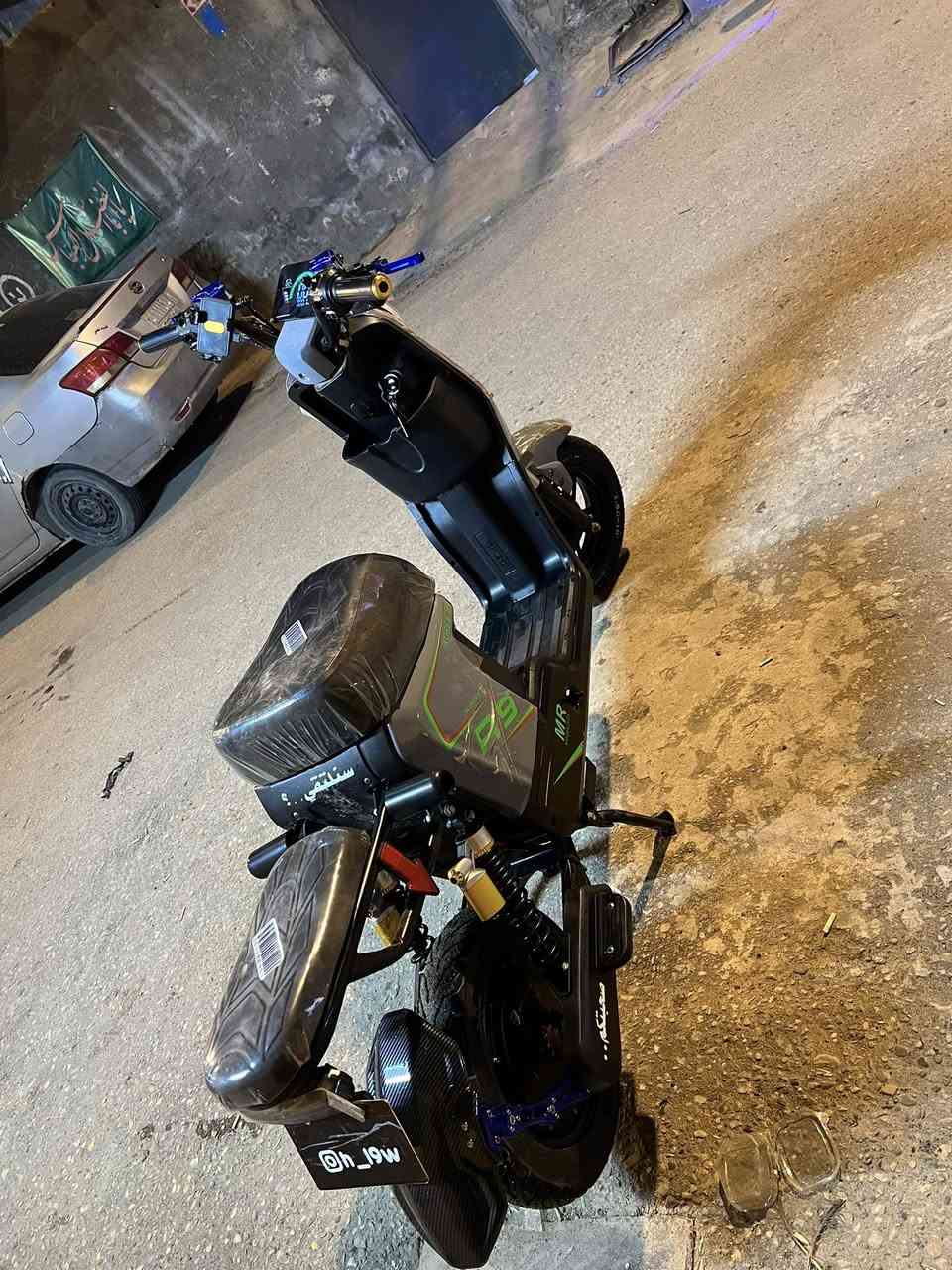 R9
مديل 2025 للبيع 
5 بطاريات 
ونلي 32 
الدراجه كله ونلي 
الدراجه نضيفه استعمال قليل 
حاطله 
سبايدرات رياضي 
مدكر خلفي كاربون فايبر رياضي 
بريكات رياضي 
استان صفح رياضي 
رايده ب 500 وبيه مجال 
واتساب ***********
