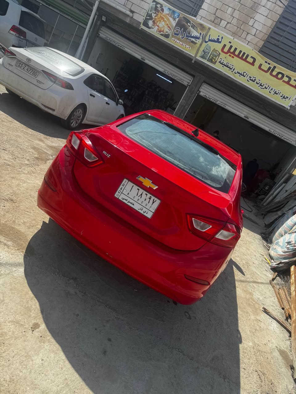 شوفرليت كروز مودل ١٧ 
السياره ما مبدل بيها قطعه ، بيه رشات فقط اثر دحجات 
لون احمر طماطي 
السيـاره مداور ، ومكينه وكير وتبريد شرط الفحص مضموونات 100% 

السياره جاهزه تقريبا ما بيها نقص 
السعر 91 وبيها مجال للشراي 

ملاحظه غير متوفر ع النت ، شراي اتصل مباشرة 
*********** ناصرية, ذي قار
