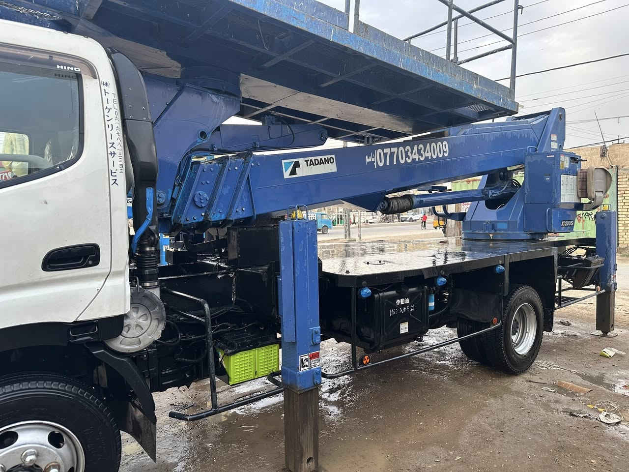 سلام عليكم باسكت 22متر تادانو تحكم كهرباء وهايدروليك فوك وجوه فول سيفتي مكاني بغداد الستفسار ***********
