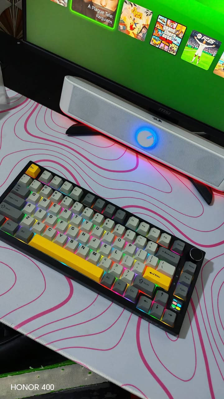 سيت إب جاهز 
سلام عليكم شباب 
عندي سيت إب جاهز 
شاشه msi 27 2k
ميز كيمنك RGB 120sm
كيبورد أجاز Ak820 pro فول مواصفات شاشه وRGB
سماعه مونيتر ريد راكون RGB
ماوس باد نوعيه ممتازه
كل الأغراض((استخدام شخصي أسبوع)) 
بس ضروف صارت 
 فقط الكرسي مستعمل  يحتاج قماش أو تلبيسة 
شباب السيت إب ابيعه كامل 
ب400 ألف وبيها شوي مجال


**إذا كنت صاحب هذا الإعلان وتريد حذفه لأي سبب، رجاءا أرسل رسالة إلى الدعم الفني**