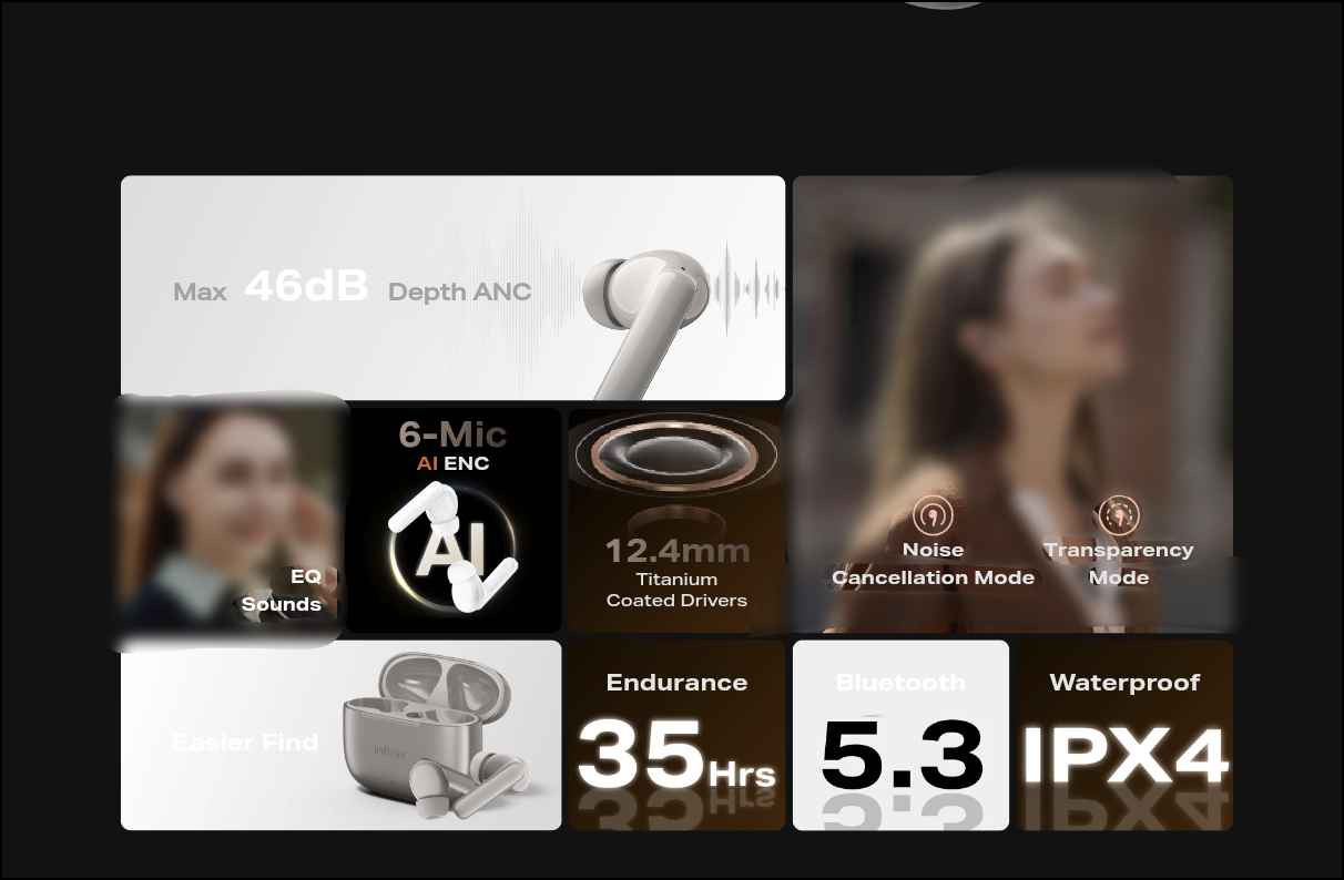 السلام عليكم ورحمة الله وبركاته

ايربود ماركة انفنكس ، INFINIX XBUDS N4 PRO 

ايربود رهيبه بالمواصفات ضمان سنه مواصفات كلش كلش عاليه ابحثوا عنها

وابيعها بنص سعرها اللي بالسوگ (( عندي قطعتين جديده كبس بالكارتون ))

السعر 30 الف ،
مكاني البصره، مقابل جامعة البصره باب الگرمه
***********

 
 التفاصيل والمواصفات : 

الألوان المتوفرة أبيض (White)، 

مستوى العزل (ANC): إلغاء ضوضاء نشط حتى 36 ديسيبل يعزل الأصوات المحيطة بفعالية

تقنية المكالمات 6 میکروفونات مع تقنية AI ENC (الإلغاء ضوضاء المكالمات وتوضيح الصوت

وقت التحدث يصل إلى 23 ساعة باستخدام العلبة

دعم التطبيق تطبيق Welife لتخصيص الـ EQ والتحكم في الإعدادات

وضع الألعاب (Low Latency) يدعم وضع الكمون المنخفض للألعاب

مقاومة الماء: IPX4 (مقاوم لقطرات المطر والتعرق

الشحن السريع : 10 دقائق شحن = 2 ساعة استماع

نوع التحكم تحكم باللمس (Touch Control الرد الرفض تشغيل الموسيقى تغيير العزل

وزن السماعة خفيفة جداً حوالي 3.8 - 4 جرام للسماعة الواحدة لتوفير راحة طوال اليوم

المنافذ - USB Type للشحن

محتويات العلبة السماعات، علبة الشحن، كابل - Type وسادات أذن إضافية، دليل المستخدم البصرة, العراق
