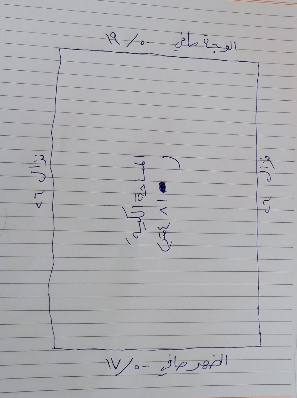 السلام عليكم قطعه للبيع في حي الحكيم الاولى نزلت علي الامير قريبه على المستوصف تبعد عن السده ١٠٠متر المساحه ٥٠٠متر آله بضهرها بيت هيه واجه العرض19والنزال 26عارضه 40مليون اوبيه مجال للشراي الاتصال على هذا الرقم ***********
