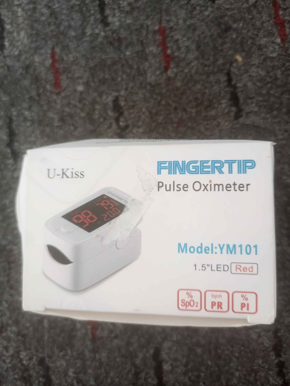هذا المنتج هو جهاز قياس نسبة الأكسجين في الدم (Pulse Oximeter) من ماركة U-Kiss، طراز YM101. 
المميزات: شاشة LED بحجم 1.5 بوصة.
الوظيفة: يقيس تشبع الدم بالأكسجين (SpO2) ومعدل ضربات القلب (bpm PR).
المؤشرات: يعرض أيضًا مؤشر التروية (PI). دهوك, العراق


**إذا كنت صاحب هذا الإعلان وتريد حذفه لأي سبب، رجاءا أرسل رسالة إلى الدعم الفني**