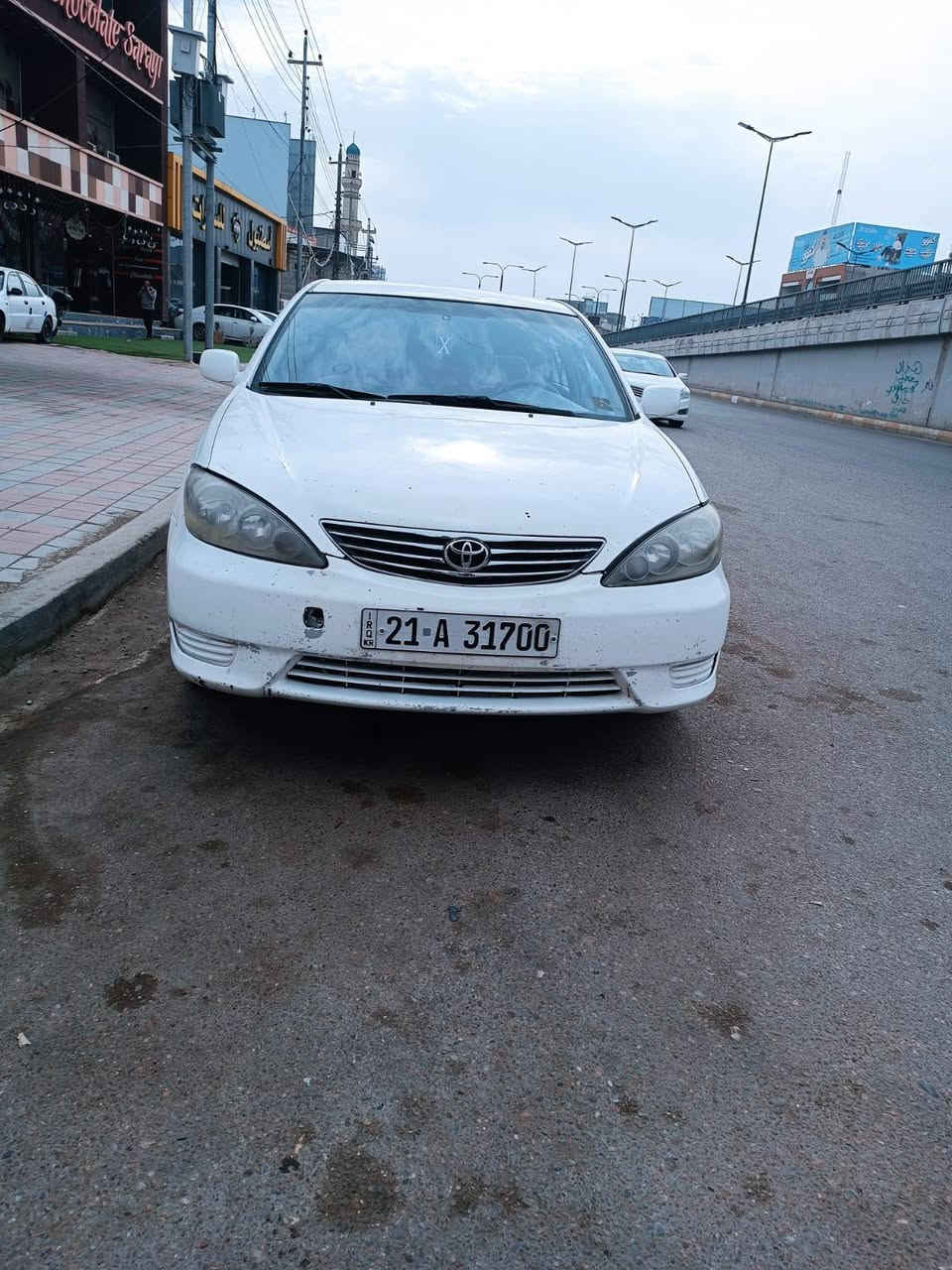 مكلف بل نشر حبايب سلام عليكم حبايب كامري للبيع موديل ٢٠٠٦ ضرر مابيه  محرك نضيف كير نضيف صدر نضيف سنويه مجدده ٢٠٢٨ باسمي
مضروبه كلير فقط بدون معجون تخم تاير جديد رقم سليمانيه
 مكان السياره الفلوجه
***********
***********
