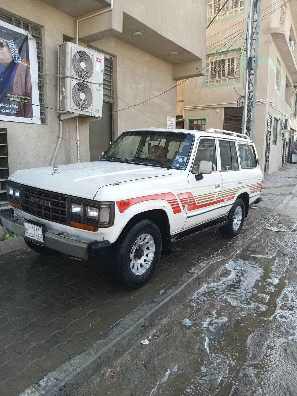 سلام عليكم
لاندكروز موديل 85 رقم بغداد المالك بكربلاء مكينه وكير ملكه داخل ملكه سعر 40 وبيه مجال مكان كربلاء ***********
