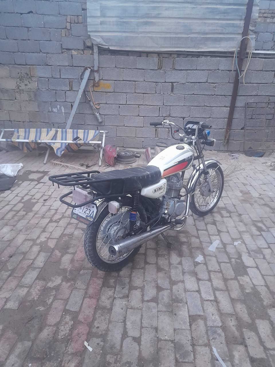 للبيع دراجه اربعه كير ارشا اوراق محرك ناعم كهربائيات شغاله شلعه معدل فول السعر ٣٧٥ المكان كربلاء شارع بغداد قرب سيد الوصياء عمود١٢٨ لستفسار على الرقم ***********
