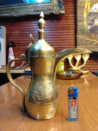 دلة نحاس • مزخرفة • جبل الحسين