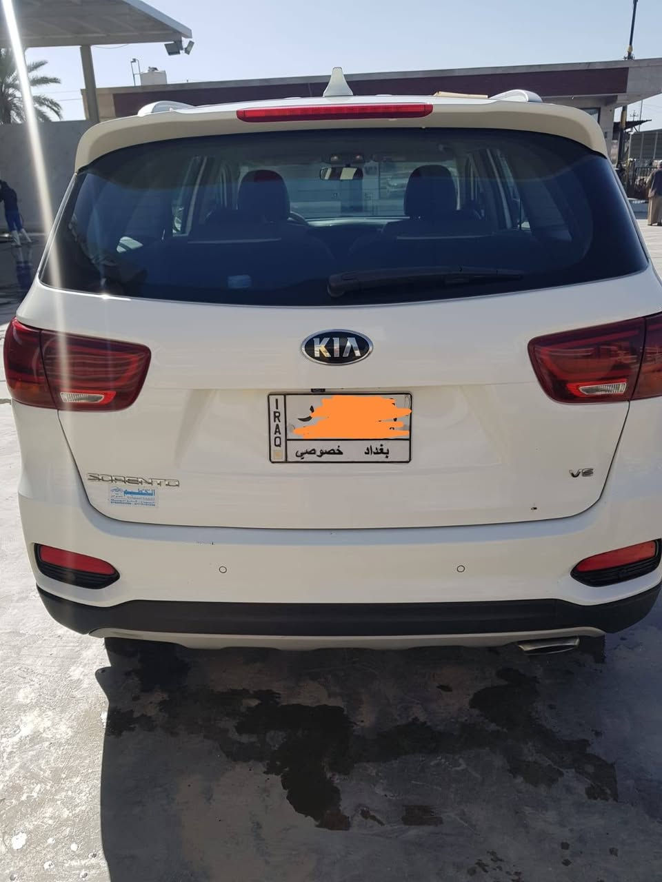 > للبيع كيا سورنتو 2020 وارد خليجي رقم بغداد

ماشية فقط 106 ألف كم
محرك 3500 سي سي، V6، قوي ونشيط
تبريد ممتاز (ثلاثة خطوط تبريد)
فول مواصفات ما عدا بانوراما
بصمة تشغيل ودخول، شاشة، كشافات LED، كاميرا خلفية، ، مثبت سرعة. مقاعد جلد
السيارة مكفولة كفالة عامة 
السيارة جاهزة وما تحتاج صرف ويوجد سونار عدد 2 للسيارة

السعر المطلوب: 289 ورقة قابل للتفاوض
الموقع: بابل – قضاء المسيب
للتواصل: *********** 
(غير متواجد على الانترنت فقط رقم الهاتف)
