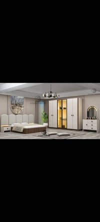 موديل إيلاف • ٥ قطع • سرير ١٨٠×٢٠٠