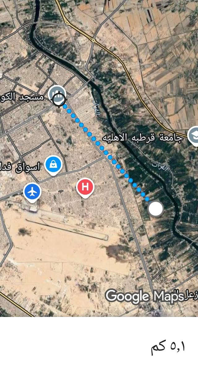 130 مليون فقط
ارض 3 دونم

قريبه من نهر الفرات بمسافه 600 متر

تعبد عن مسجد الكوفه 5 كيلو

حولها اراضي تبليط 

للتواصل واتساب
***********

