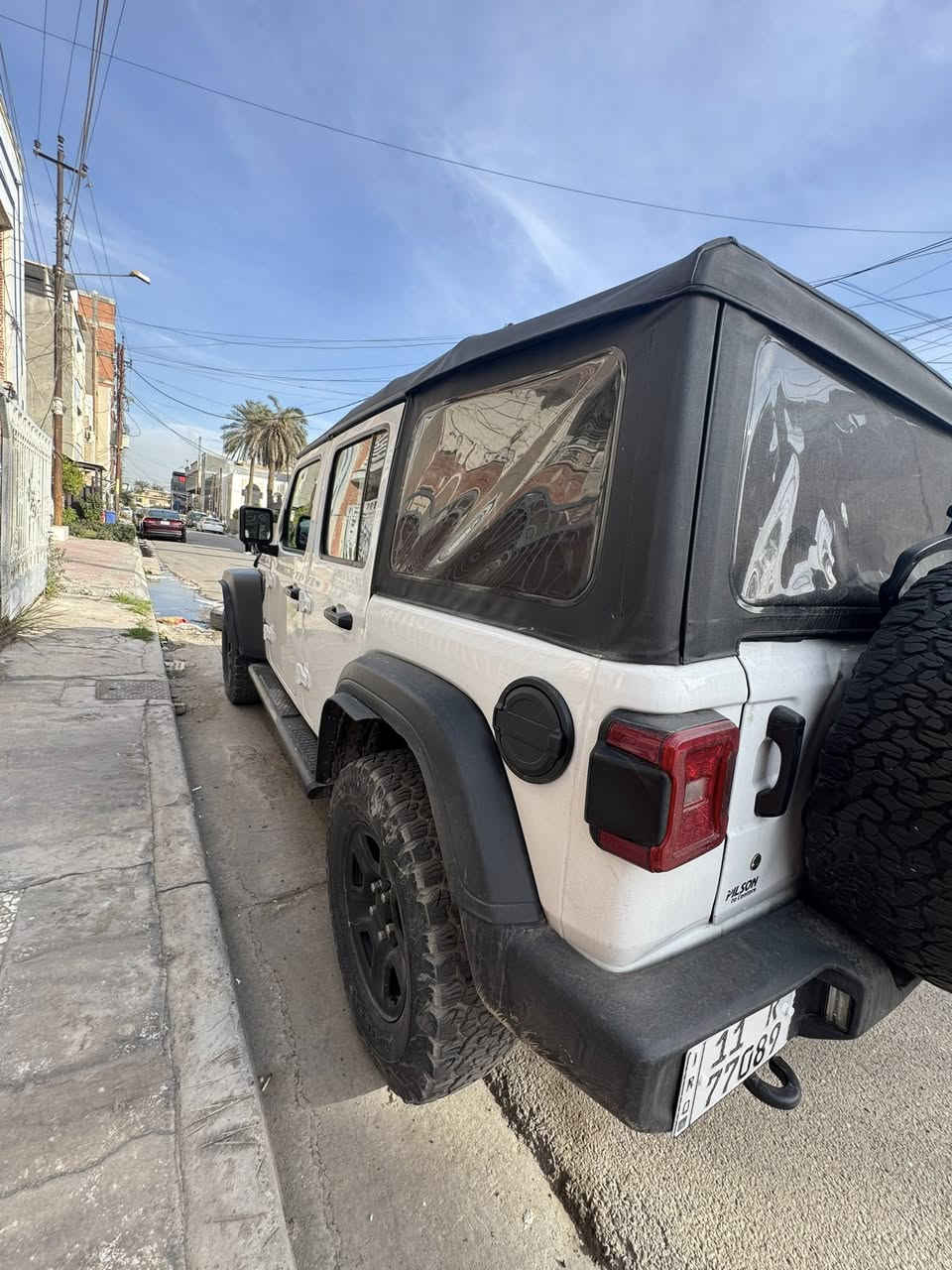 جيب رانكلر 2023 ماشيه 18 الف محرك 6 سلندر بدون ايرباك حادثها جاملغ خلفي رقم بغداد واتساب ***********
