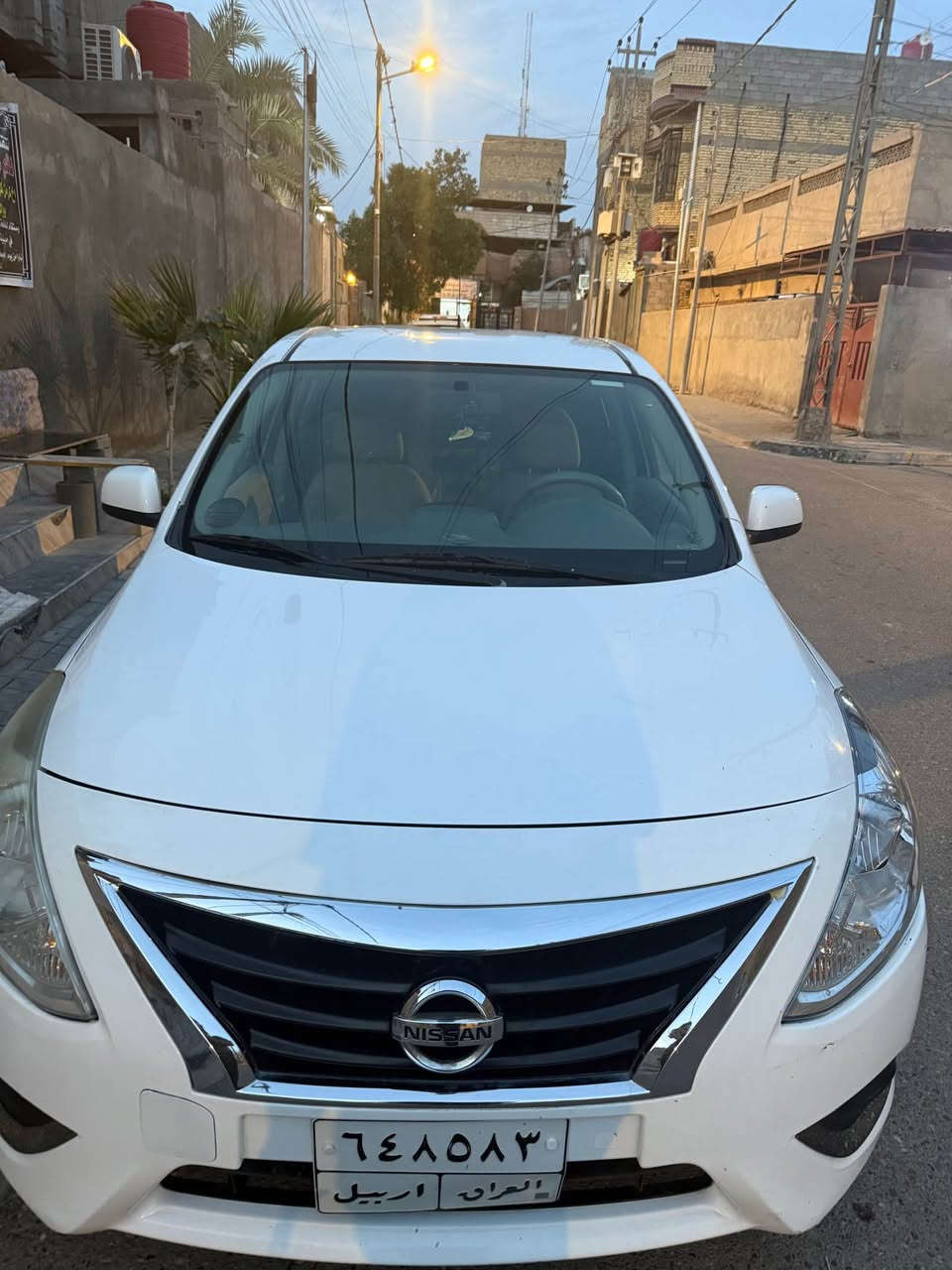 للبيع نيسان صني موديل 2021
السيارة بحالة زينة وجاهزة للاستخدام اليومي،
بيها باردات بجسم السيارة،
سحب جام لغ  الأيسر،
وصبغ بدوسة الراكب الخلفي اليمنة،
وبيها ملاحظات بسيطة جداً وما تأثر على الشغل.
***********
السعر 105 البصرة, العراق
