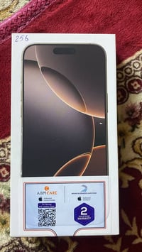 ايفون 16برو ماكس تيتانيم ديزرد ذاكره 256 بطاريه 99 مشحون 143 شرق اوسط ...