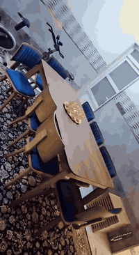 ميز خشب زان اصلي
8 كراسي عائلي 
تواصل *********** 
او بي مجال
