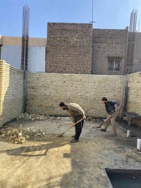 كادر بناء طابوك بلوك شغل نضيف وسريع العمل يكون بنضام الدبل قطعي في جمي...